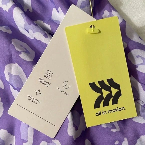 All In Motion Run Shorts in Purple - Picture 6 of 7